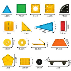 Magnētiskie kluči LELINO Build 50 gab.