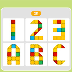 Magnētiskie kluči LELINO Build 50 gab.