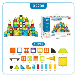 Magnētiskie kluči LELINO Diamond 115 gab.