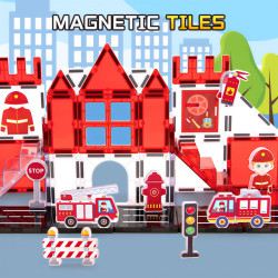 Magnētiskās flīzes LELINO Fantasy Fire Control  48 gab.