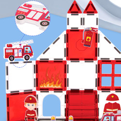 Magnētiskās flīzes LELINO Fantasy Fire Control  48 gab.