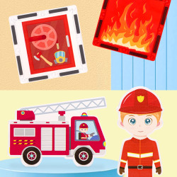 Magnētiskās flīzes LELINO Fantasy Fire Control  48 gab.