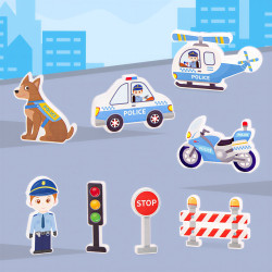 Magnētiskie kluči LELINO Fantasy Police 42 gab.