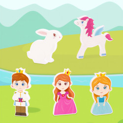 Magnētiskie kluči LELINO Fantasy Princess 58 gab.