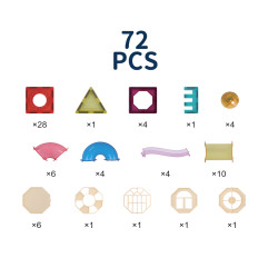 Magnētiskie kluči LELINO Roller 72 gab.