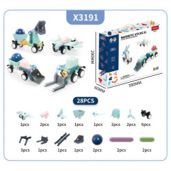 Magnētiskie kluči LELINO Sticks 28 gab.